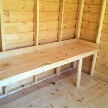 8 x 10 high classic with a work bench.