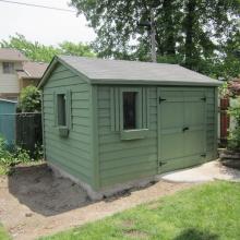 10 x 12 high classic with double doors.