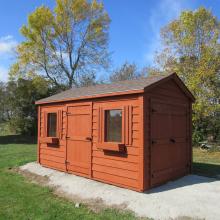 8 x 14 high classic with double doors.