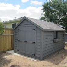 8 x 12 medium classic with double doors.