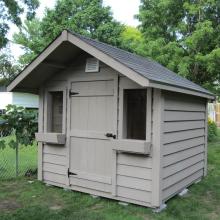 8 x 8 medium classic with a 2 foot gable overhang.