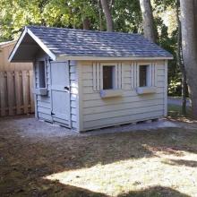8 x 10 medium classic with a 2 foot gable overhang
