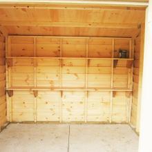 10 x 10 high classic with 2 shelves.