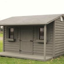 10 x 14 high classic with a 4 foot side porch.